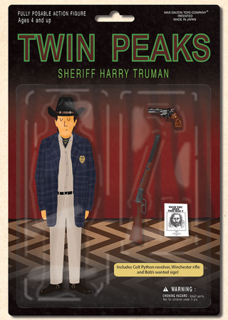 Illustration for article titled Twin Peaks Action Figures Have The Best Accessories Possible